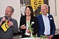 Markentalk: Moderator Stefan Straßer mit Dr. Denise Amrhein und Michael Völker