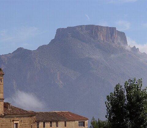 Die Muela ist ein markanter Plateauberg im Partnernaturpark Sierra María - Los Vélez